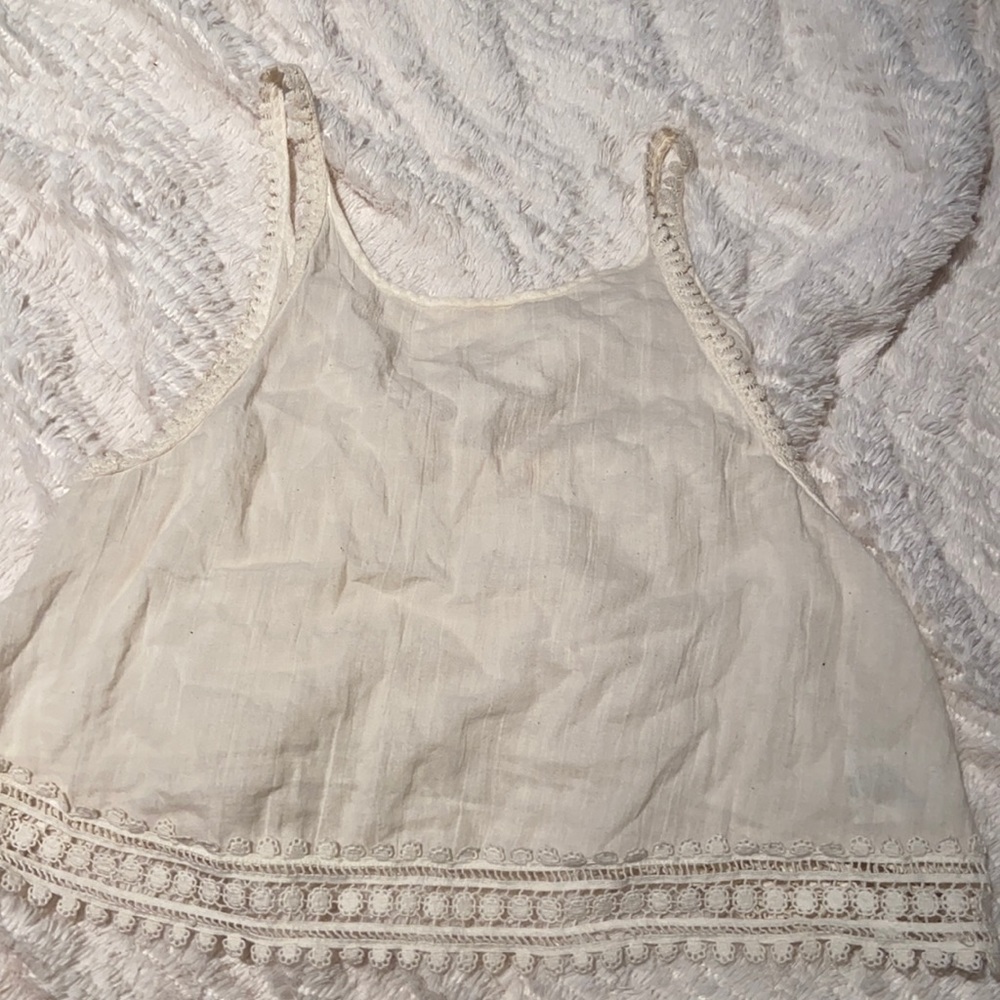 Aritzia Cream Blouse